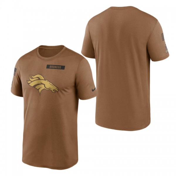 Men's Denver Broncos Brown 2023 NFL Salute To Serv...