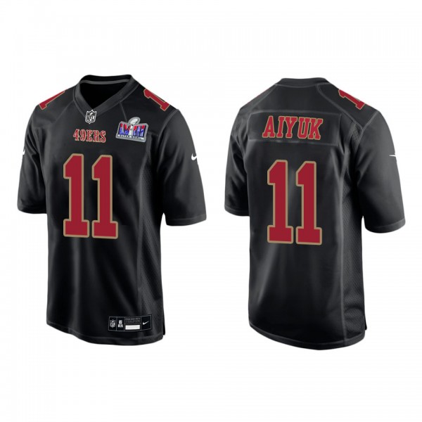 Men's Brandon Aiyuk San Francisco 49ers Black Supe...