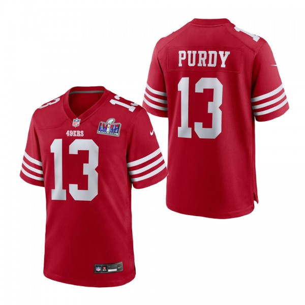 Men's San Francisco 49ers Brock Purdy Scarlet Supe...