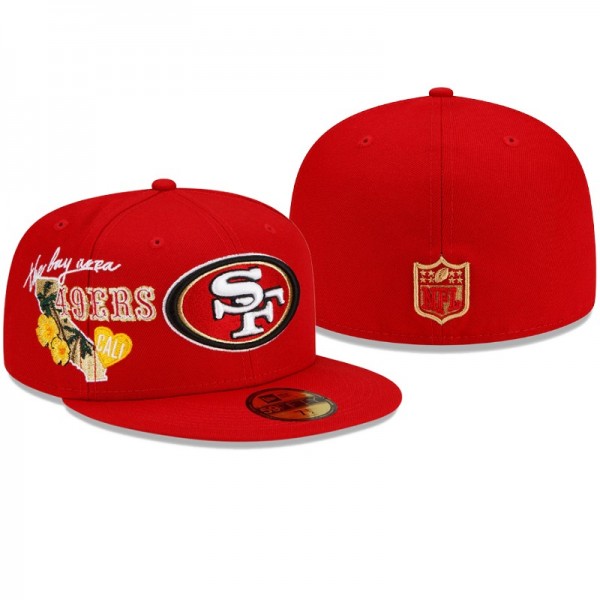 San Francisco 49ers 59FIFTY Fitted City Cluster Sc...