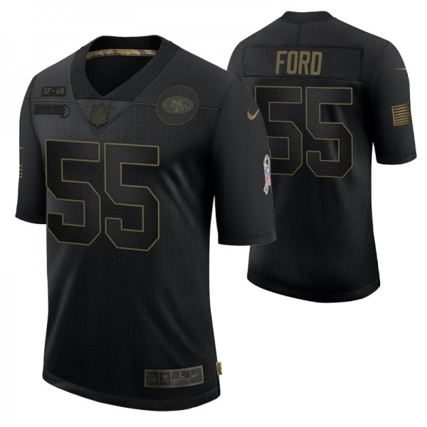 San Francisco 49ers Dee Ford #55 Black Limited 202...