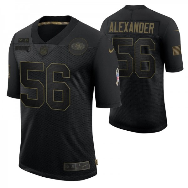 San Francisco 49ers Kwon Alexander #56 Black Limit...