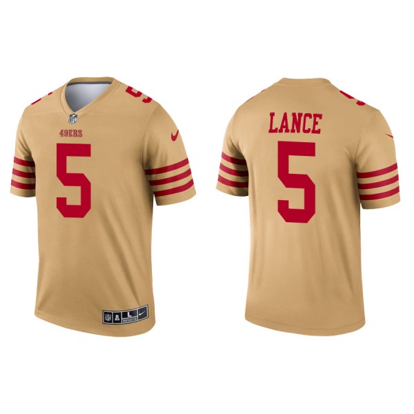 Men's San Francisco 49ers Trey Lance Inverted Lege...