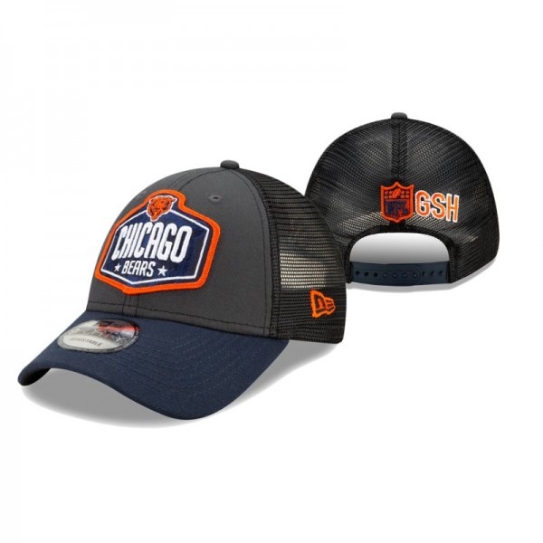 Chicago Bears New Era Graphite Navy 2021 NFL Draft...