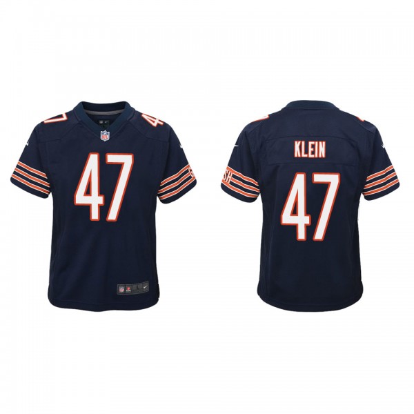 Youth Chicago Bears A.J. Klein Navy Game Jersey