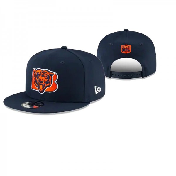 Chicago Bears Logo Mix Hat Navy 9FIFTY Snapback