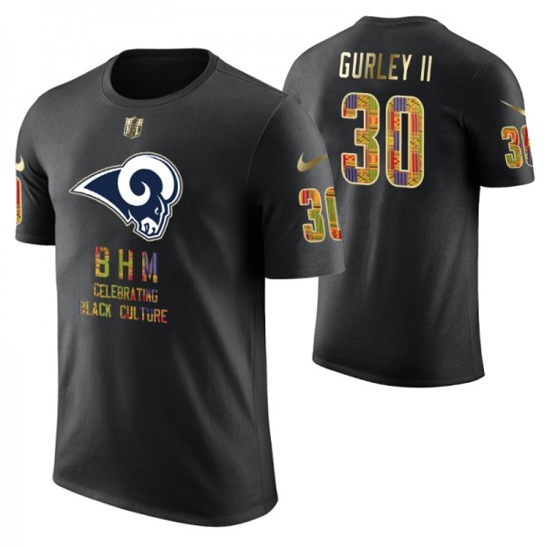 Men's - Los Angeles Rams #30 Todd Gurley II Nike B...