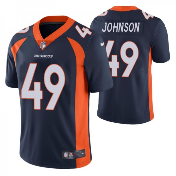 Jamar Johnson #49 Vapor Limited Navy Denver Bronco...