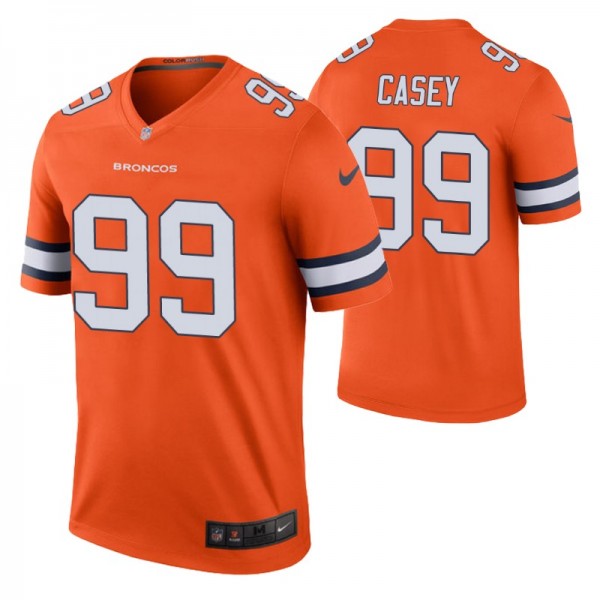 Jurrell Casey Denver Broncos Orange Color Rush Leg...