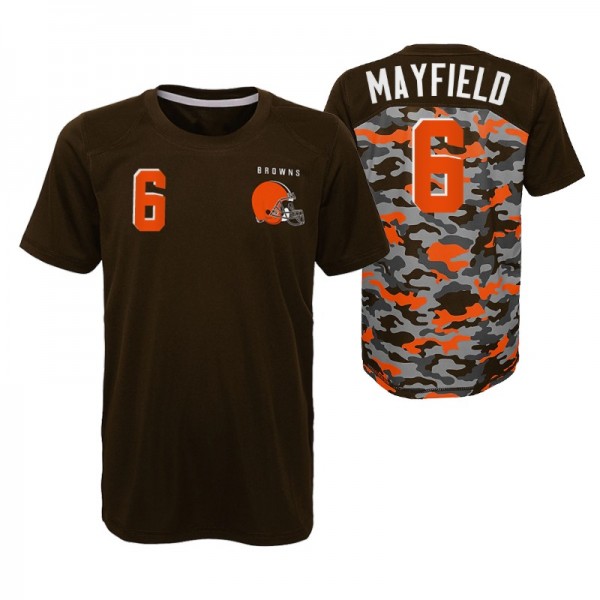 Cleveland Browns #6 Baker Mayfield Extra Yardage B...