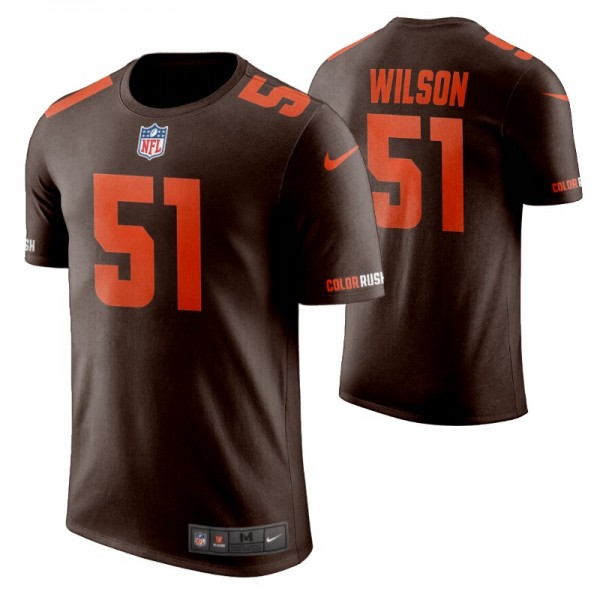 Mack Wilson Cleveland Browns Men's Brown Color Rus...