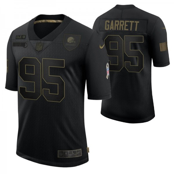 Cleveland Browns Myles Garrett #95 Black Limited 2...