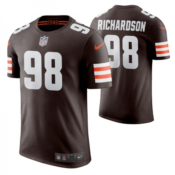 Sheldon Richardson Cleveland Browns Men's Brown Na...