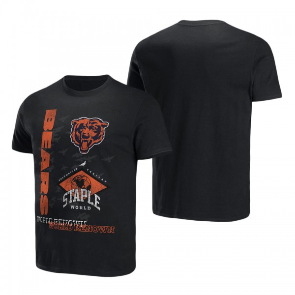 Men's Chicago Bears NFL x Staple Black World Renow...