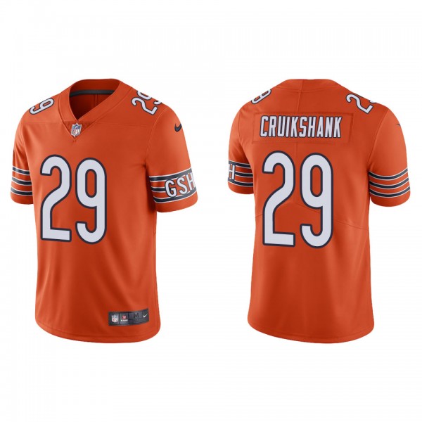 Men's Chicago Bears Dane Cruikshank Orange Vapor L...