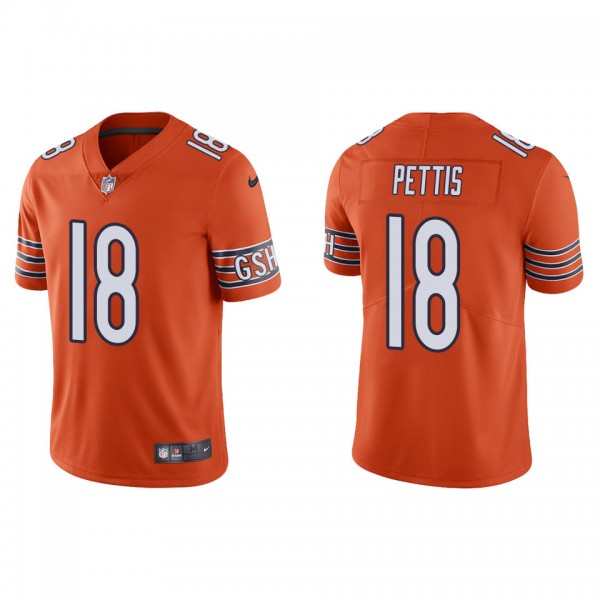 Men's Chicago Bears Dante Pettis Orange Vapor Limi...