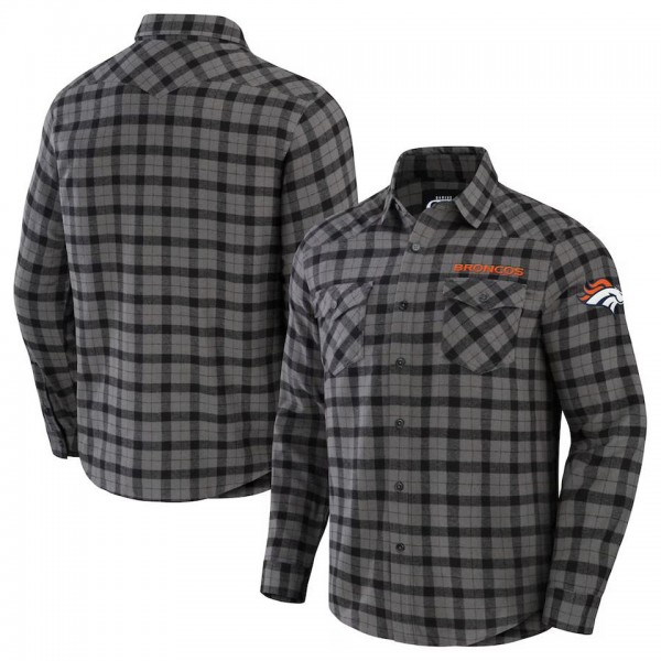 Denver Broncos NFL x Darius Rucker Flannel Long Sl...