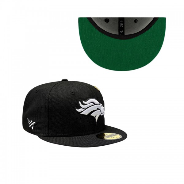 Men's Denver Broncos x Paper Planes Black 59FIFTY ...