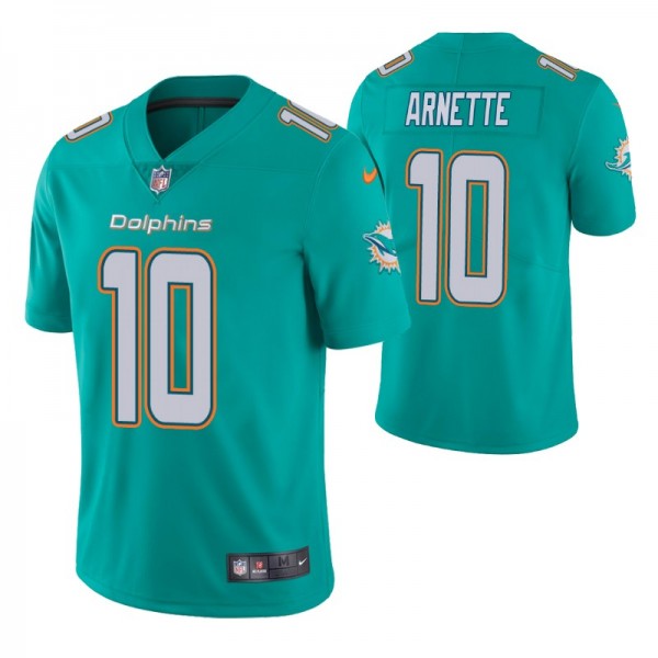 Damon Arnette #10 Vapor Limited Aqua Miami Dolphin...