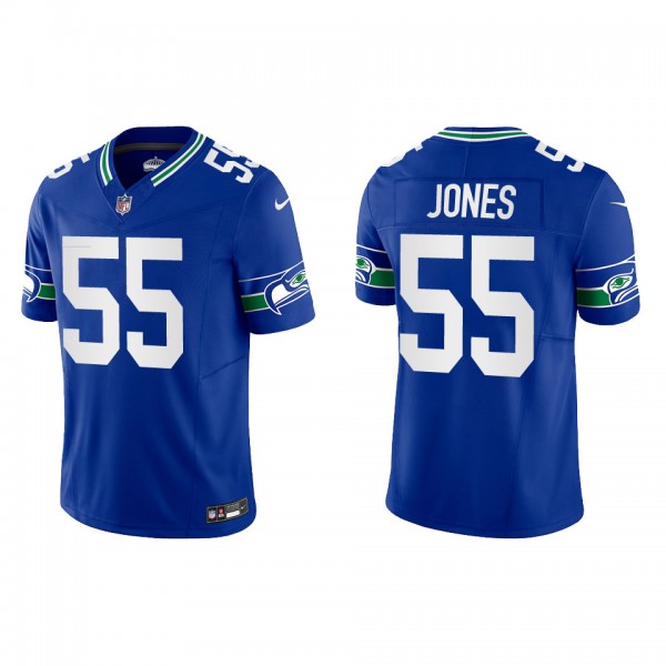 Dre'mont Jones Seattle Seahawks Royal Throwback Va...