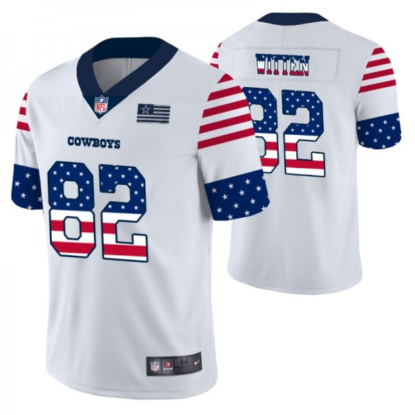 Dallas Cowboys Jason Witten White Independence Day...