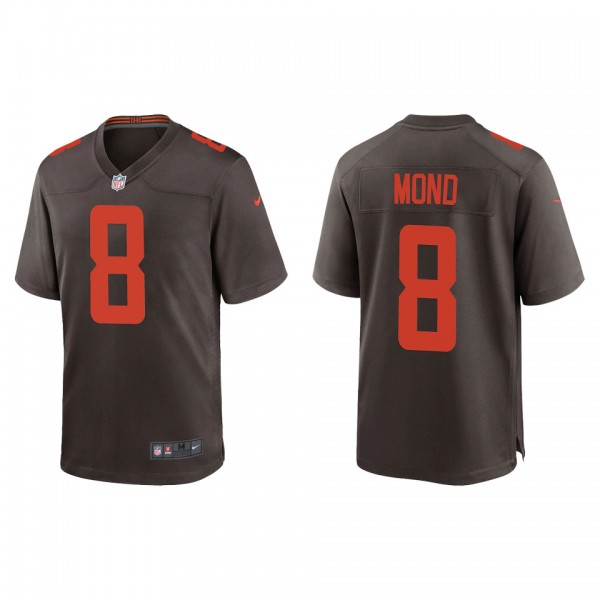 Men's Cleveland Browns Kellen Mond Brown Alternate Game Jersey