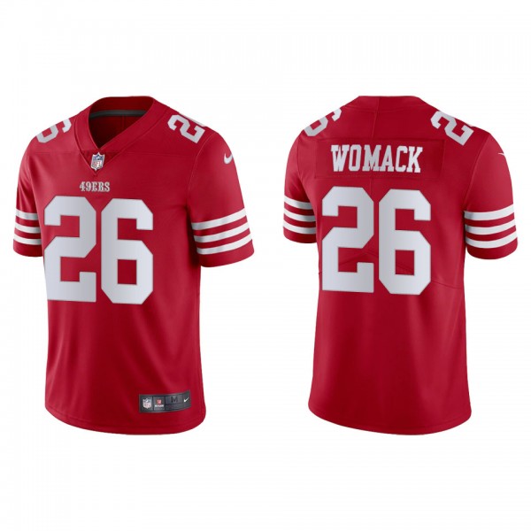 Men's San Francisco 49ers Samuel Womack Scarlet Vapor Limited Jersey