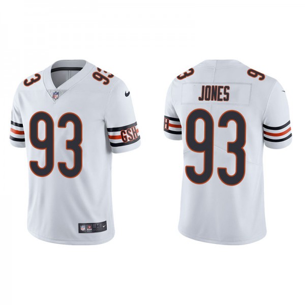 Men's Justin Jones Chicago Bears White Vapor Limit...