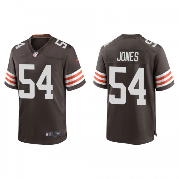 Men's Cleveland Browns Deion Jones Brown Game Jers...