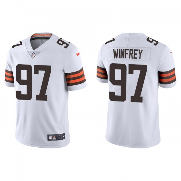 Men's Cleveland Browns Perrion Winfrey White Vapor...