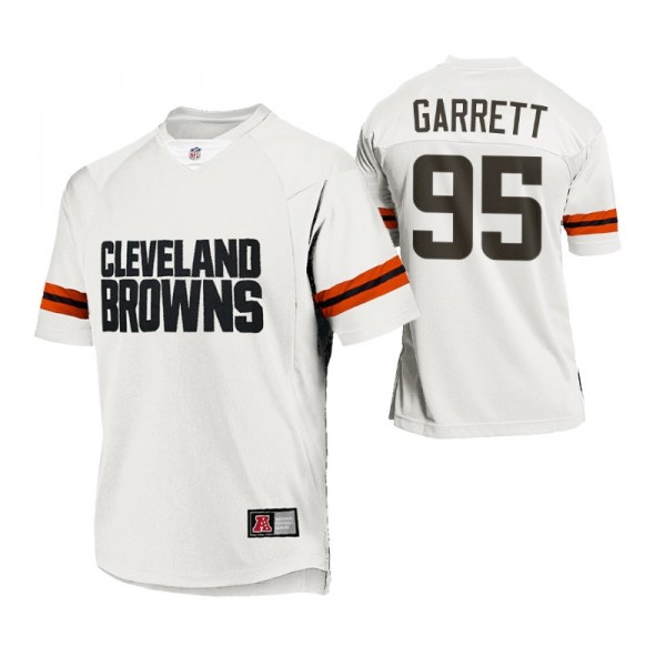 Cleveland Browns Myles Garrett #95 Majestic Replic...