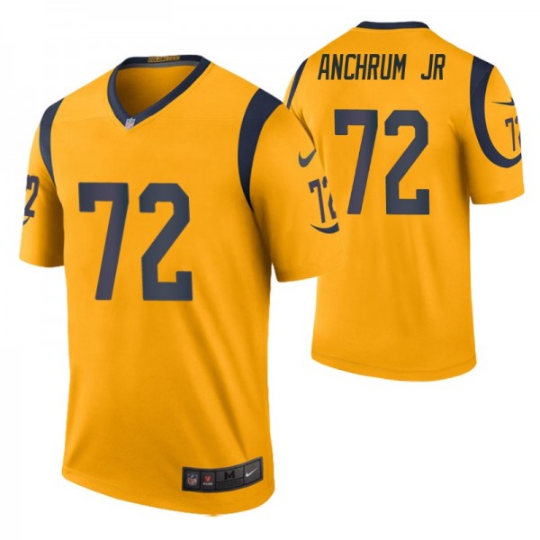 Tremayne Anchrum Jr. Los Angeles Rams Gold Color R...