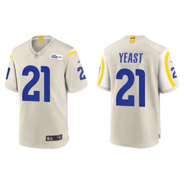 Men's Los Angeles Rams Russ Yeast Bone Game Jersey