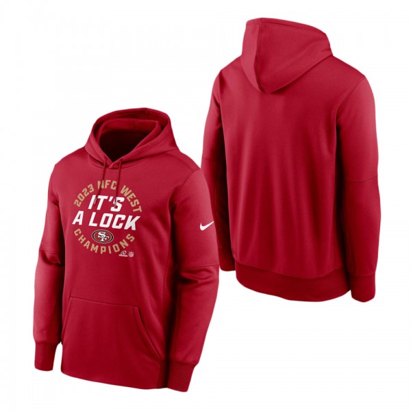 Men's San Francisco 49ers Scarlet 2023 NFC West Di...