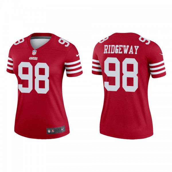 Women's San Francisco 49ers Hassan Ridgeway Scarle...