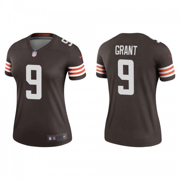 Women's Cleveland Browns Jakeem Grant Brown Legend...