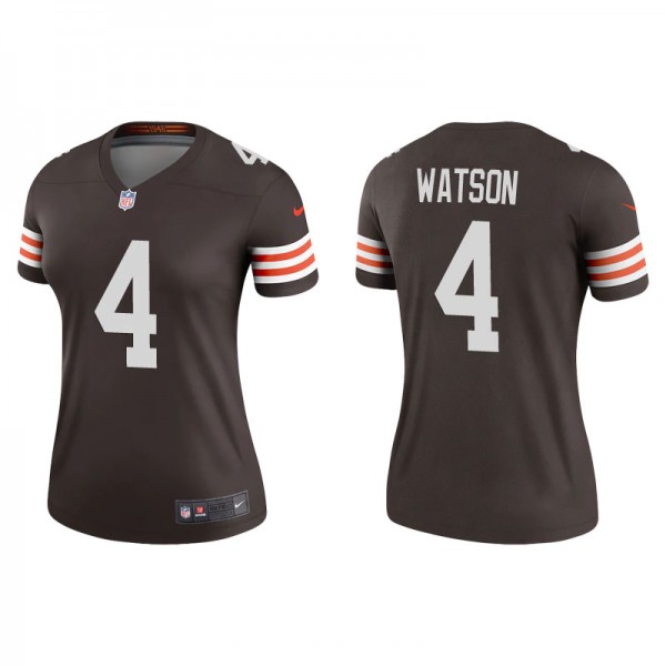 Women's Cleveland Browns Deshaun Watson Brown Lege...