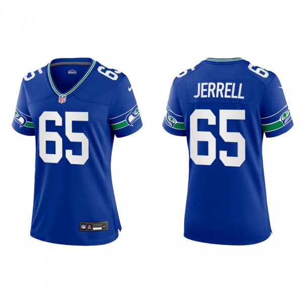 Women's Michael Jerrell Seattle Seahawks Royal Thr...