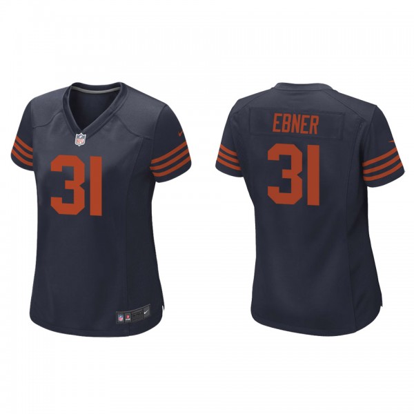 Women's Chicago Bears Trestan Ebner Navy Throwback...