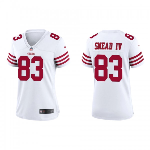 Women's San Francisco 49ers Willie Snead IV White ...