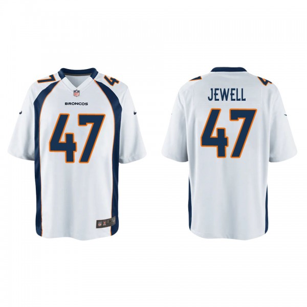 Youth Josey Jewell Denver Broncos White Game Jerse...