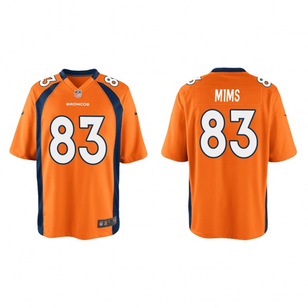 Youth Denver Broncos Marvin Mims Orange Game Jerse...