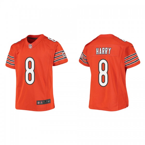 Youth N'Keal Harry Chicago Bears Orange Game Jerse...