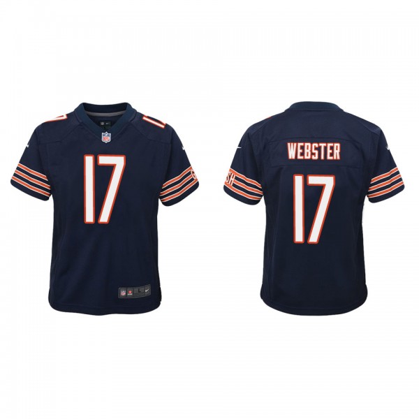 Youth Chicago Bears Nsimba Webster Navy Game Jerse...