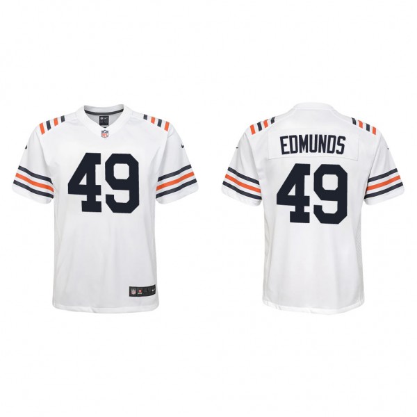 Youth Tremaine Edmunds Chicago Bears White Classic...